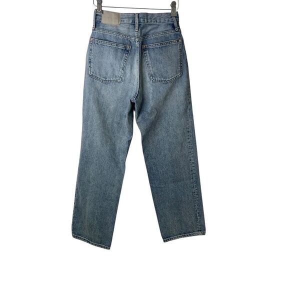 Everlane The 90's Way-High Jeans Organic Cotton High Waisted Rigid Blue Size 24 - Picture 5 of 12